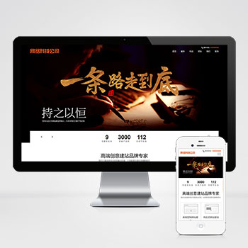 网站建设类 响应式高端网络公司